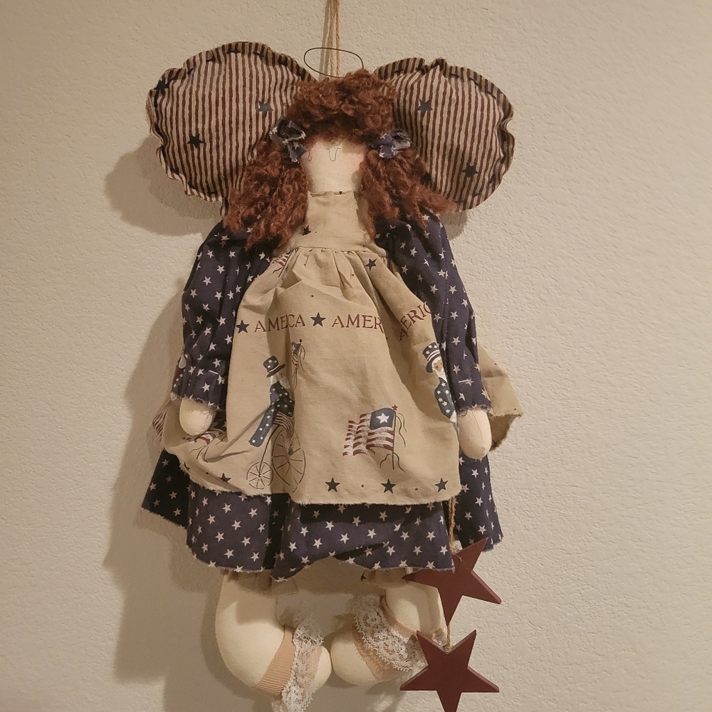 Patriotic Angel Wall Hanging